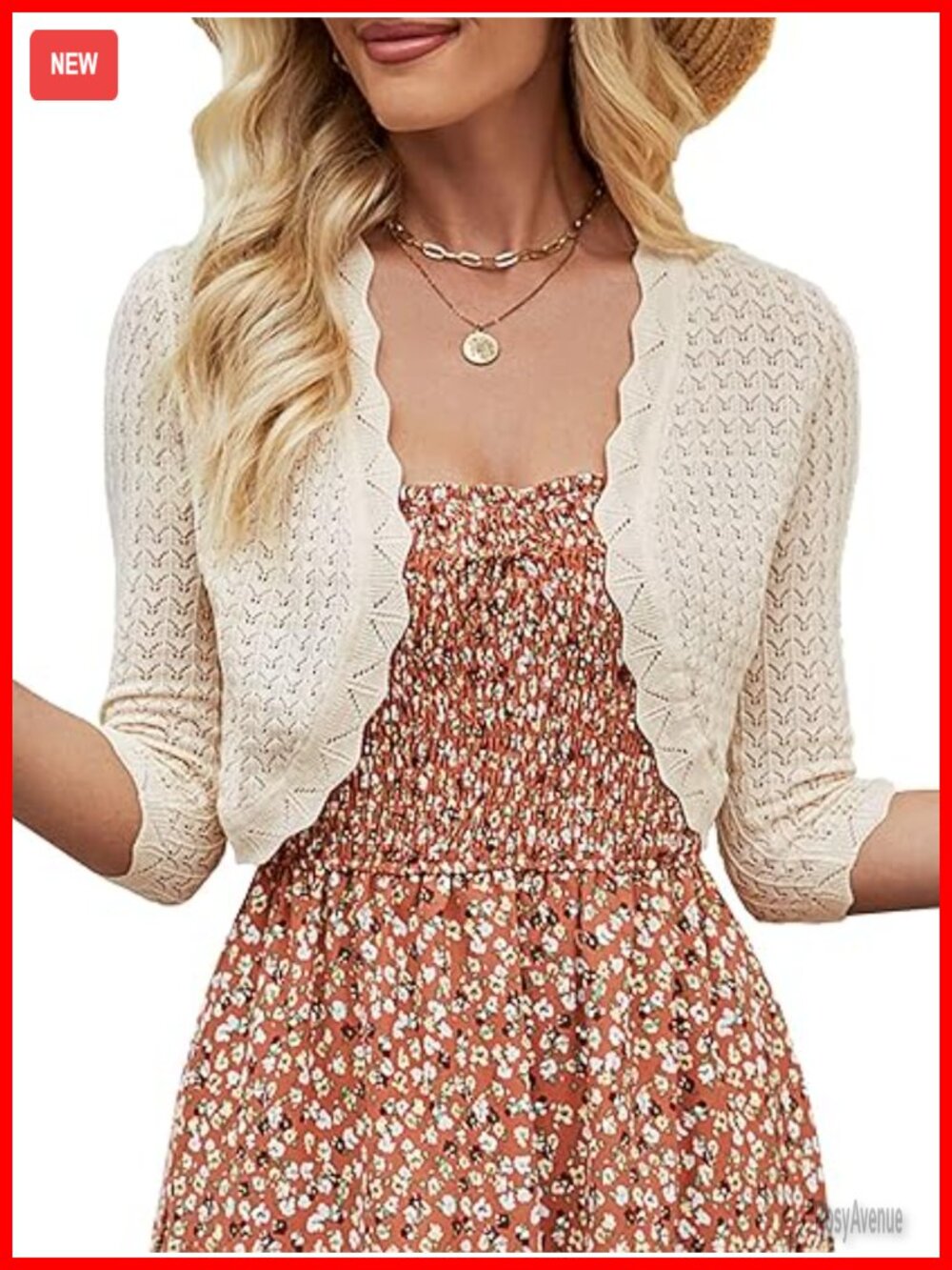 Women's Bolero Shrug Cropped Cardigan Knit Sweaters Open Front Casual Elegant - Picture 1 of 7